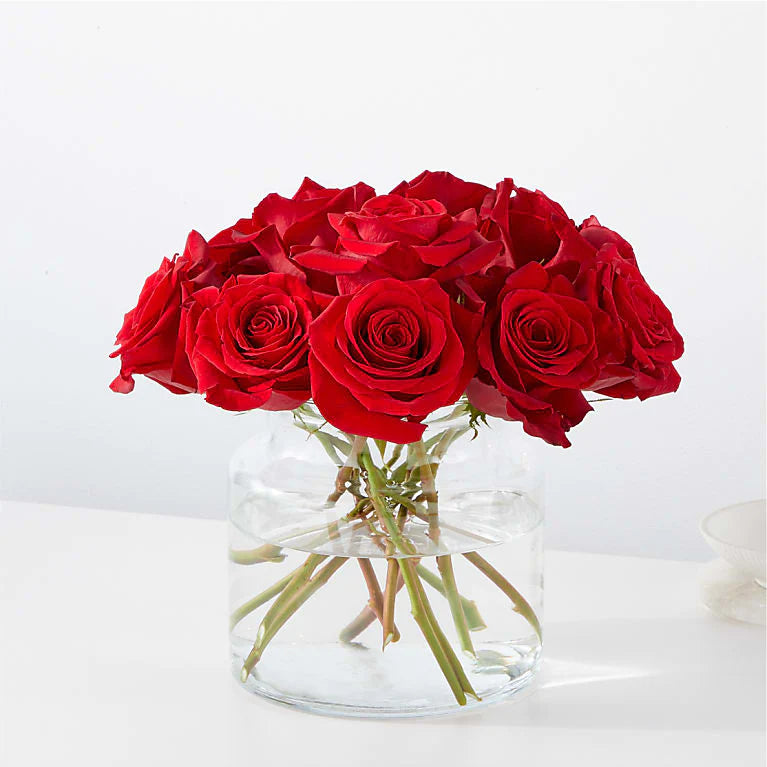 Cupid's Embrace Red Rose Bouquet